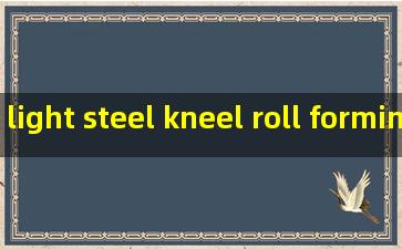 light steel kneel roll forming machine